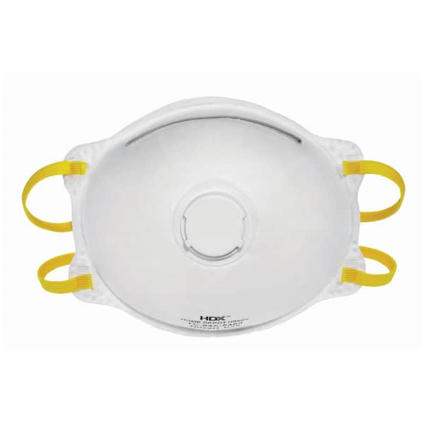 HDX Disposable N95 Particulate Respirator Mask with Valve (3-Pack)