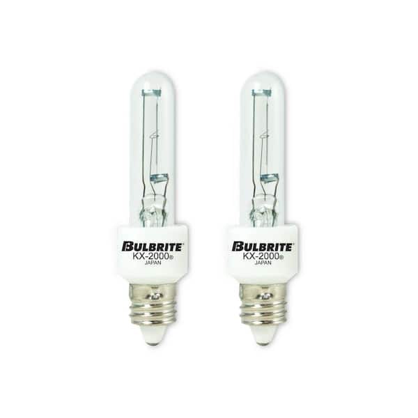 Bulbrite KX-2000 60-Watt T3 Krypton/Xenon Light Bulb with Mini