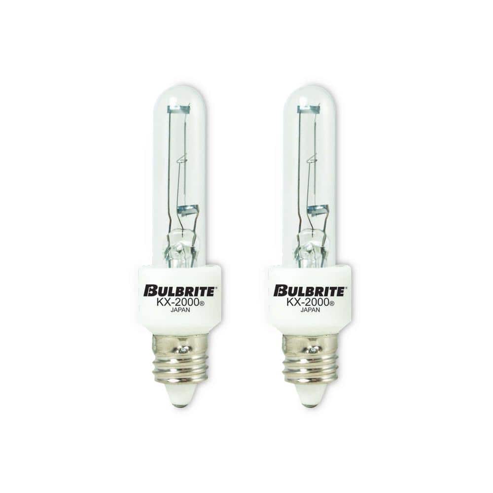 KX-2000 60-Watt T3 Krypton/Xenon Light Bulb with Mini-Candelabra Screw (E11
