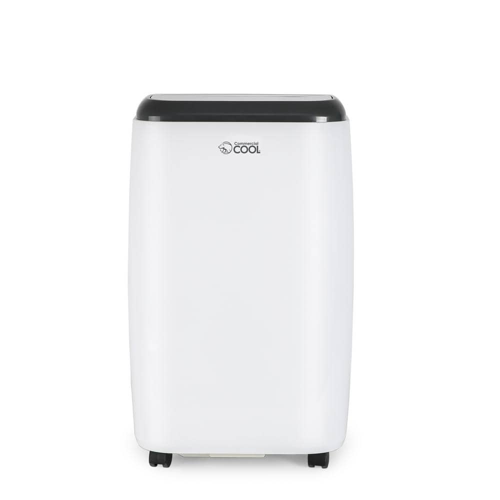 Commercial Cool 10,000 BTU Portable Air Conditioner Cools 450 Sq. Ft. with Heater and Double Motor in White -  CPT10HWB