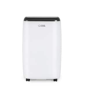 10,000 BTU Portable Air Conditioner Cools 450 Sq. Ft. with Doble Motor and Remote Control in White