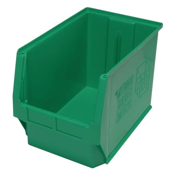 QUANTUM STORAGE SYSTEMS Magnum 13-Gal. Storage Tote in Green (3-Pack)
