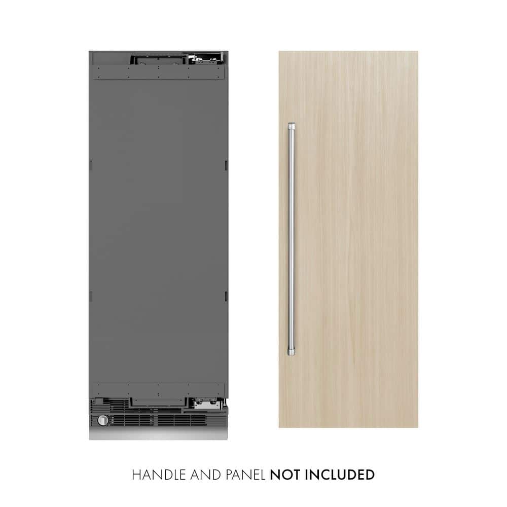 30 in. 16.7 cu. ft. Panel Ready Freezerless Column Refrigerator with Graphite Gray Interior