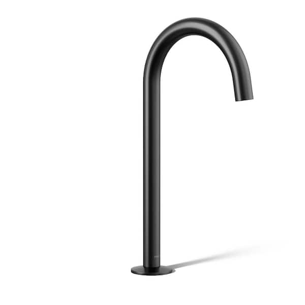 KOHLER Components Bathroom Sink Spout with Tube Design, Matte Black