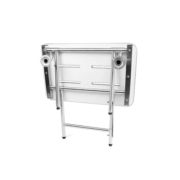 CSI Bathware Rectangle 22 in. W x 15 in. D Folding Shower Bench