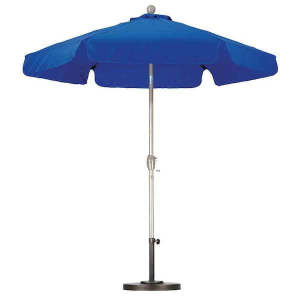 Download Astella 7 1 2 Ft Fiberglass Push Tilt Patio Umbrella In Pacific Blue Spunpoly Alus756t Sp01 The Home Depot