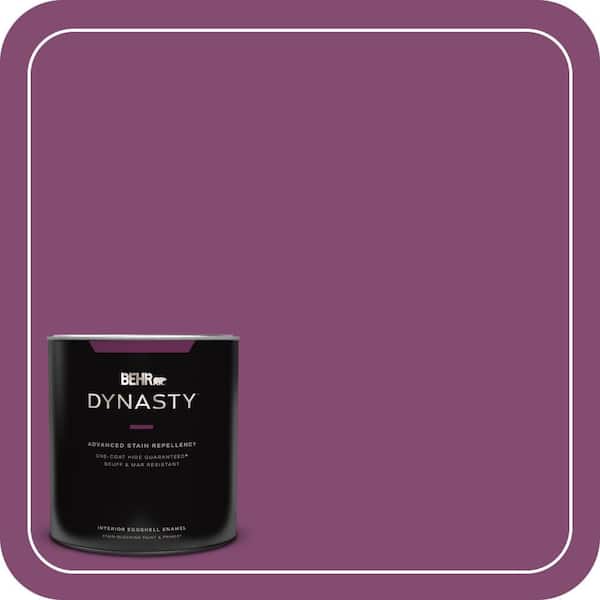 BEHR DYNASTY 1 qt. #680B-7 Sugar Plum Eggshell Enamel Interior Stain-Blocking Paint & Primer