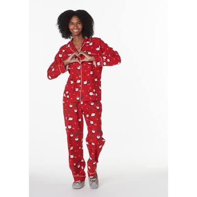Family Flannel Company Cotton™ Women's Pajama Set in Santa