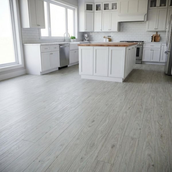 Jeedeson 12 MIL 6in. x 36in. Peel and Stick Vinyl Flooring,UV
