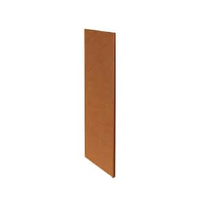 Newport 3 in. W x 24 in. D x 34.5 in. H Base Matching End Panel with 3 in. Filler in Cinnamon