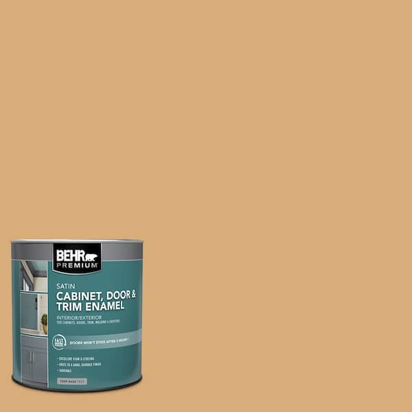 1 qt. #PPU6-05 Cork Satin Enamel Interior/Exterior Cabinet, Door & Trim Paint