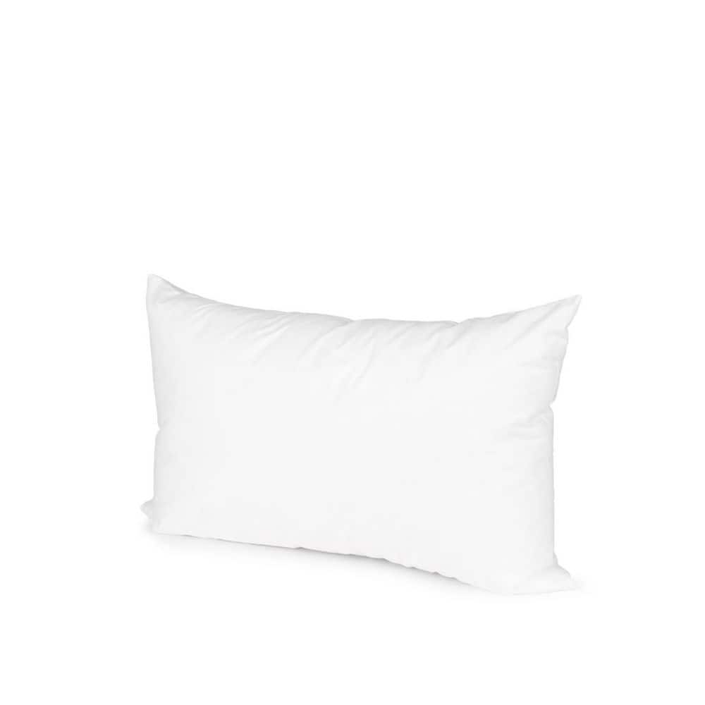 White Solid Color Down Blend 13.00 in. x 21.00 in. Throw Pillow price history on PriceWatchPro