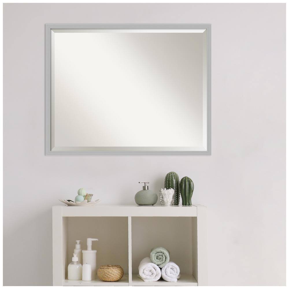Hera Chrome Polished 23"x29" Bathroom Vanity Wall Mirror