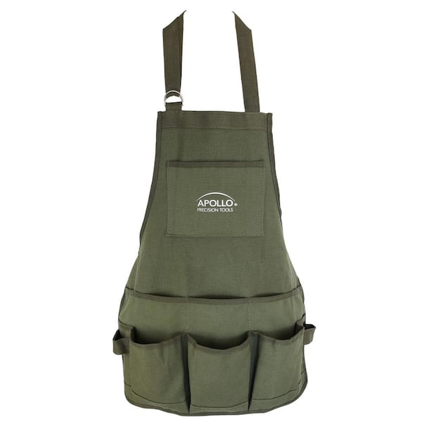 23 in. Green Garden Apron