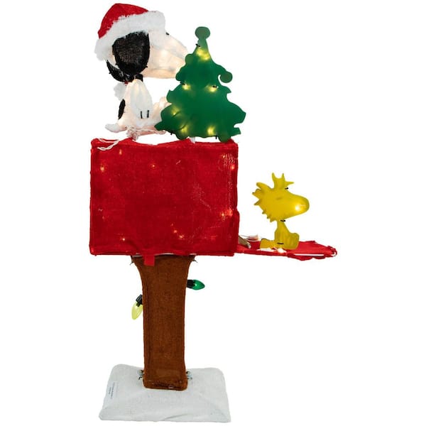 Northlight LED Lighted Peanuts Snoopy on Mailbox Outdoor Christmas