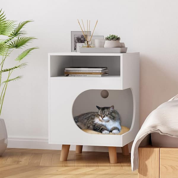 Cat 2024 bed nightstand