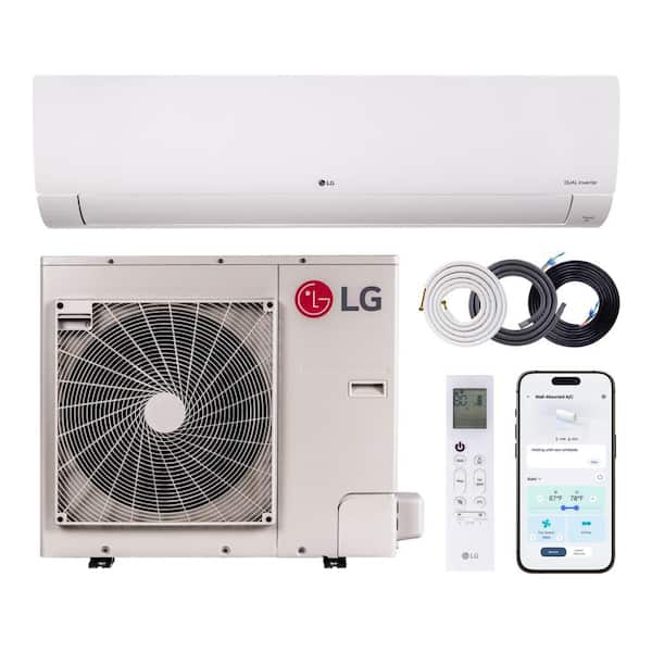 20 SEER2 36,000 BTU Wi-Fi ready Duct-free Mini Split Heater & Air Conditioning Inverter Driven Heat Pump-208-230V