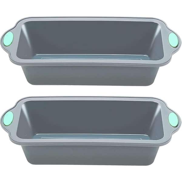 Food Grade Silicone Loaf Pan with Metal Reinforced Frame 2-Pack
