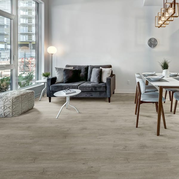 Vortex Cortado Grey Oak 20 MIL x 7 in. W x 48 in. L Waterproof