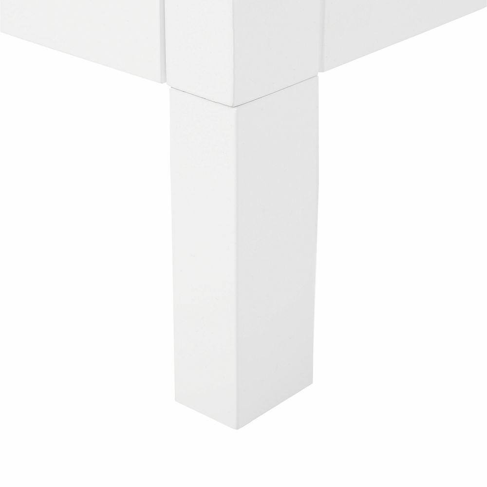Torino 30" White Ceramic Single Sink Vanity Set with Mirror