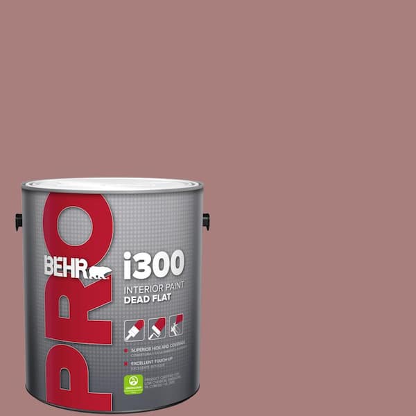 1 gal. #140F-4 Bedford Brown Dead Flat Interior Paint