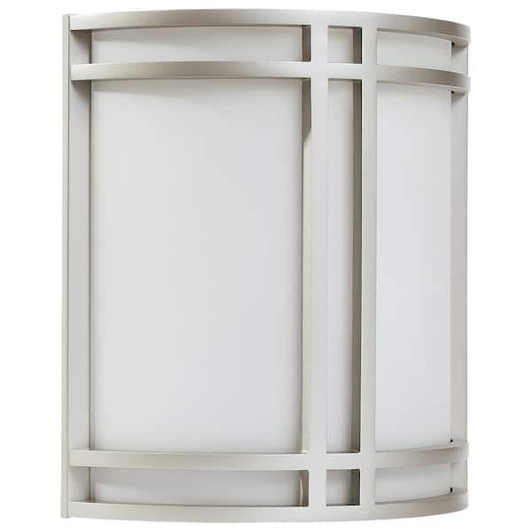 Access Lighting - Artemis 2 Light Satin Sconce with Opal Glass Shade