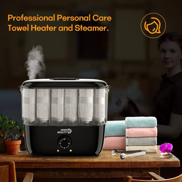 Adrinfly Moist Towel Warmer-18 Towel Holder Tabletop Towel Heater, 600-Watt, 30 Min Timer, Electric Power Plug-in, Black SNPH037IN181 Adrinfly Moist Towel Warmer-18 Towel Holder Tabletop Towel Heater, 600-Watt, 30 Min Timer, Electric Power Plug-in, Black SNPH037IN181
