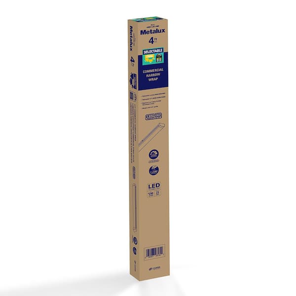 4 ft. Selectable CCT and Lumen 5.5 in. Commercial Wrap Light