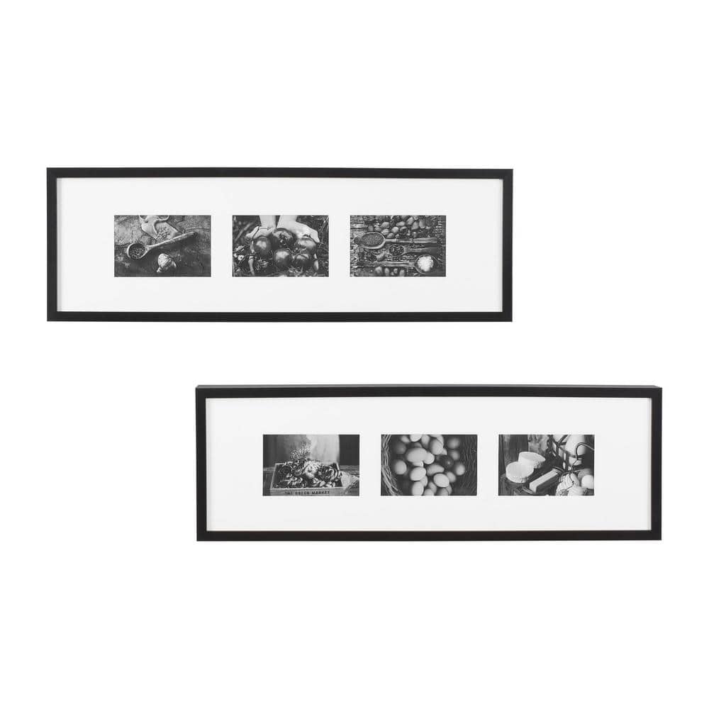 StyleWell Black Gallery Wall Picture Frame (Set of 2) H5-PH-274