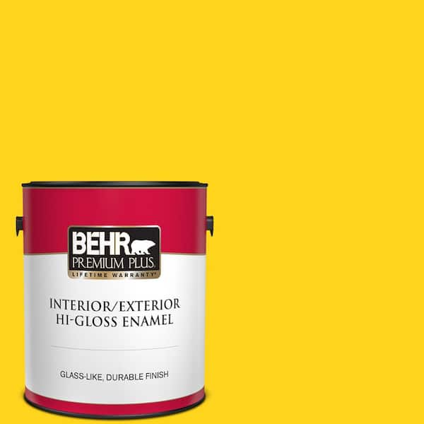 1 gal. #P240-7 Joyful Orange Hi-Gloss Enamel Interior/Exterior Paint