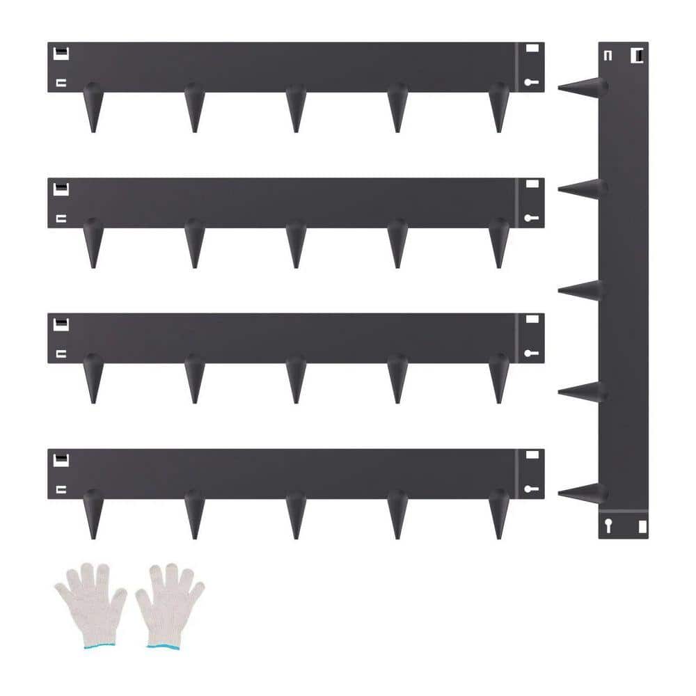 4 in. H Steel Landscape Edging-5-Pack Black Border, Rust-Resistant & Flexible for Garden, Lawn, Yard price history on PriceWatchPro