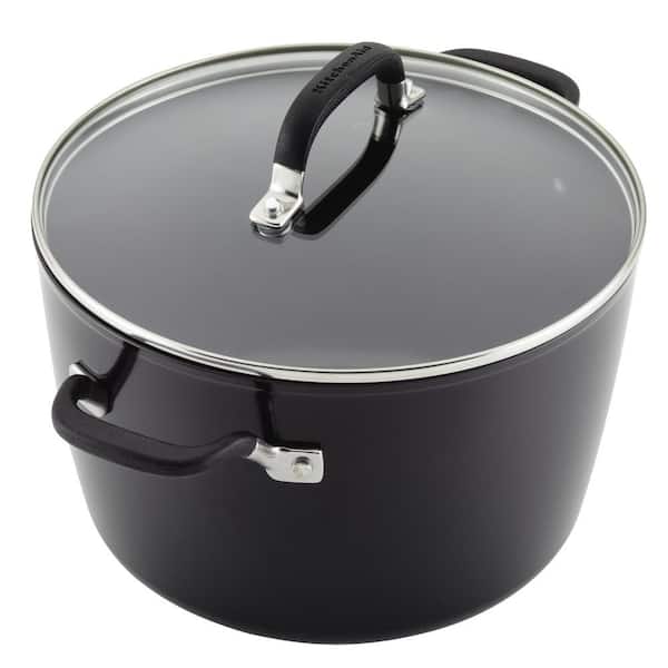 Non-stick Aluminum Stock Pot With Lid - Perfect For Gas Stovetop And  Induction Cooker - Kitchen Utensils And Gadgets For Easy Cooking And  Healthy Meals - Temu Japan