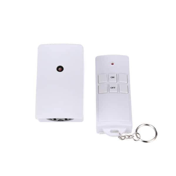 Woods 13-Amp Indoor Plug-In Wireless Remote Outlet Control, White