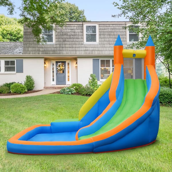 Kids Outdoor Inflatable Water Slide Mighty Bounce House Jumper Castle Moonwalk 