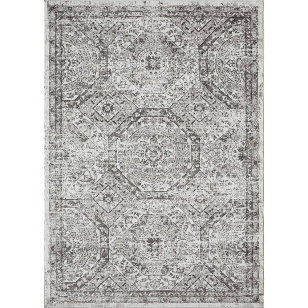 3' x 4' Zanza Gallant Persian Style Rectangle Scatter Nylon Area Rug