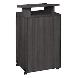 Magons 24 in. W Ash Grey Wood Freestanding Lectern
