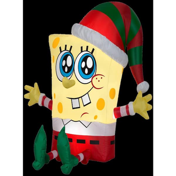 Sale > spongebob with christmas hat > in stock