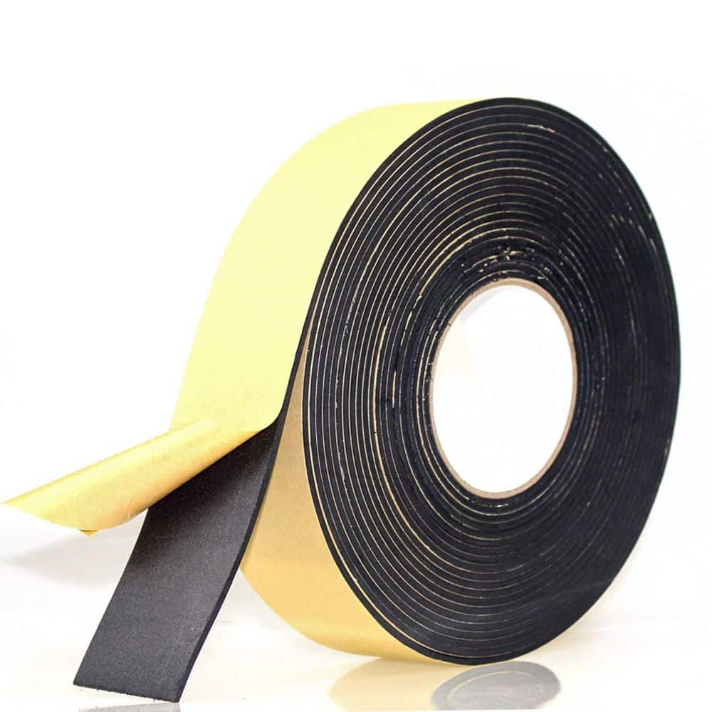 33 ft. x 1/8 in. x 2 in. Foam Insulation Tape Adhesive, Seal, Doors, Weatherstrip, Waterproof, Plumbing, HVAC, Windows price history on PriceWatchPro