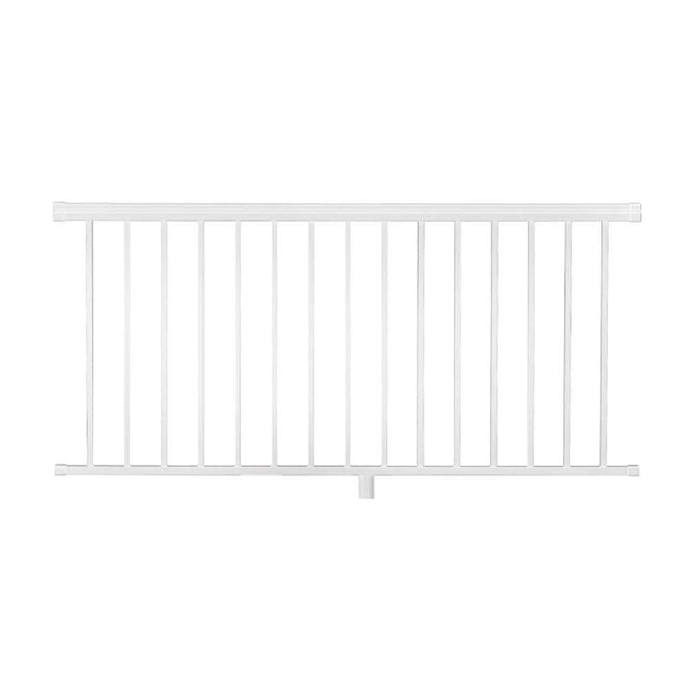 Veranda Versarail White Aluminum 6 ft. x 36 in. (Actual: 70.25 in. x 36 ...