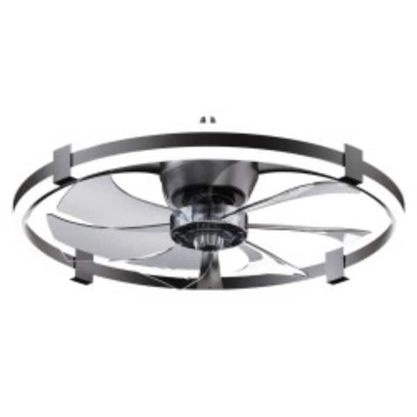 23.7in LED Ceiling Fan Light BLDC Motor 6 Speeds Infinite Dimming Remote APP 5400LM 45W