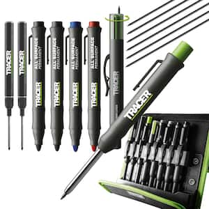 TRACER 5-Piece Construction Marker Kit with Storage Case AMK5