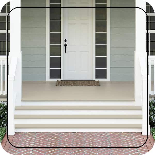 1 gal. #PPU8-16 Coliseum Marble Textured Low-Lustre Enamel Interior/Exterior Porch and Patio Anti-Slip Floor Paint