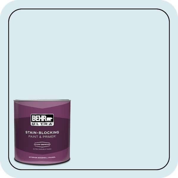 BEHR ULTRA 1 qt. #540A-1 Frost Wind Extra Durable Eggshell Enamel Interior Paint & Primer