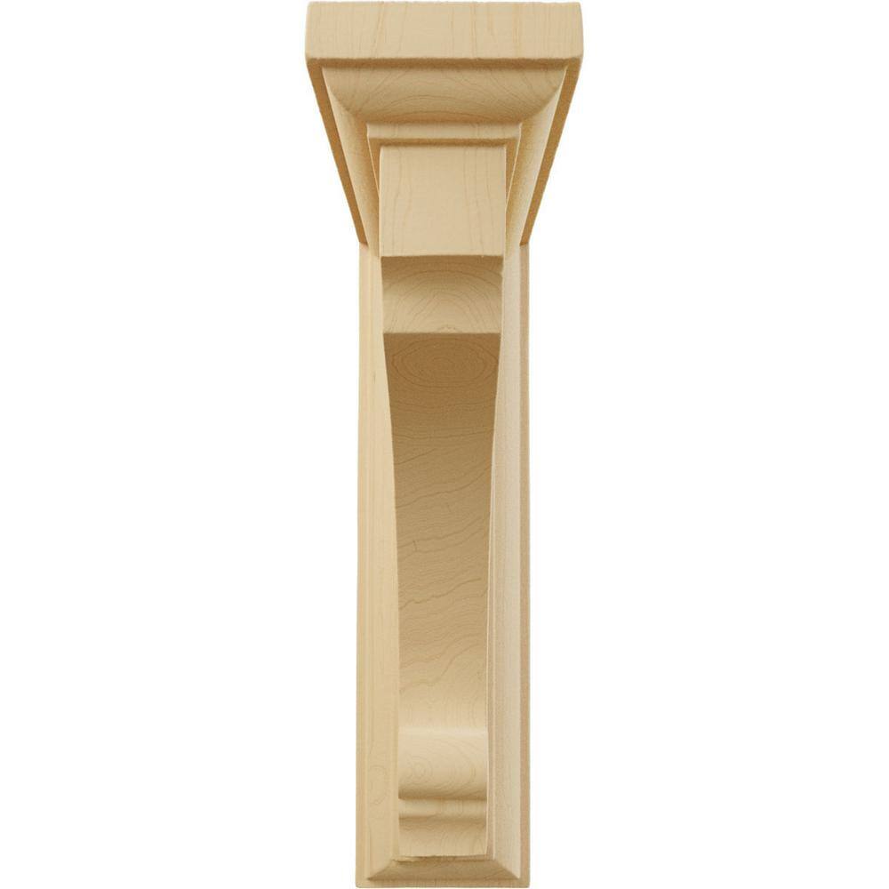 Alder Medium Thompson Hand-Carved Wood Corbel Bracket