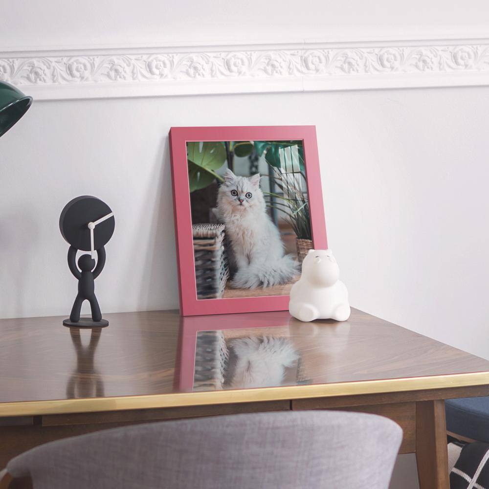 Modern Hot Pink 8x10 Wooden Picture Frame Set