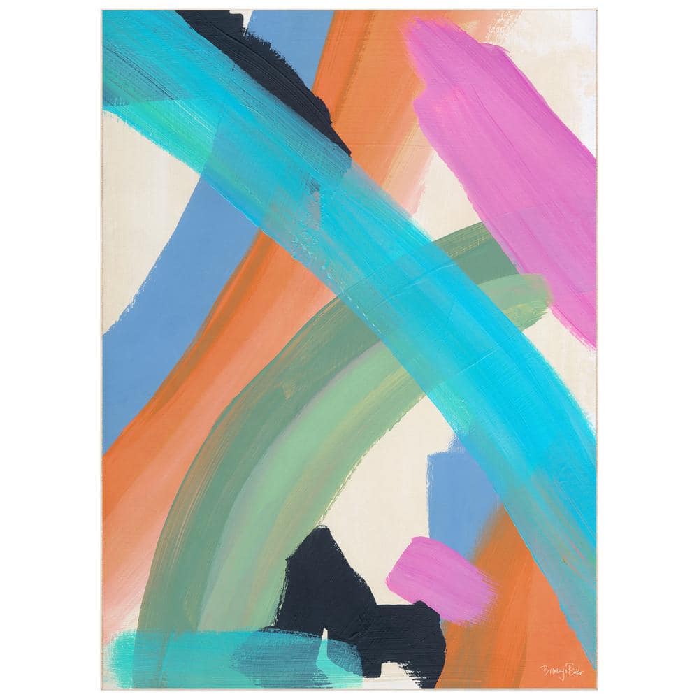 Multi-Colored 8 ft. x 10 ft. The Script II Washable Abstract Art Area Rug price history on PriceWatchPro