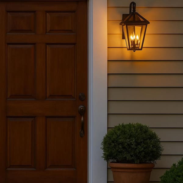 Alford Place Small Oil Rubbed Bronze Outdoor Wall Mount Lantern