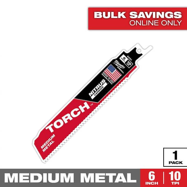 Milwaukee 6 in. 10TPI The TORCH with Carbide Teeth Metal Cutting