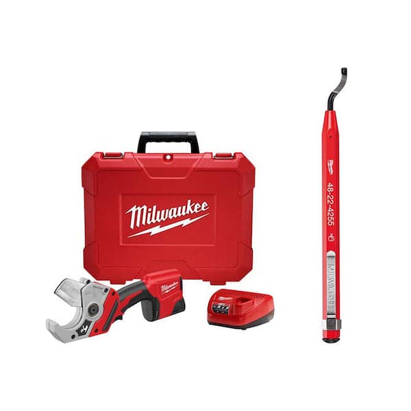M12 12V Lithium-Ion Cordless Copper Tubing Cutter Kit with 1.5 Ah Battery,  Charger and Hard Case