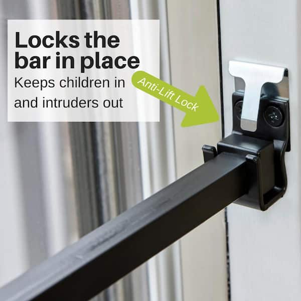 Ideal Security Patio Door Bar, Sliding Door Lock Home Depot